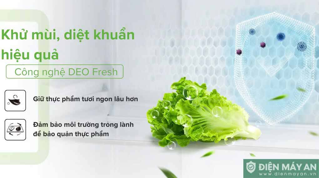 Tủ lạnh Aqua Inverter 410 lít AQR-M466XA(GB)